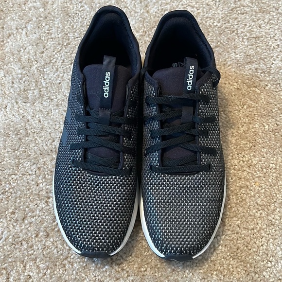 Adidas men’s ortholite float cloud foam black white sneaker low top size 9 shoe